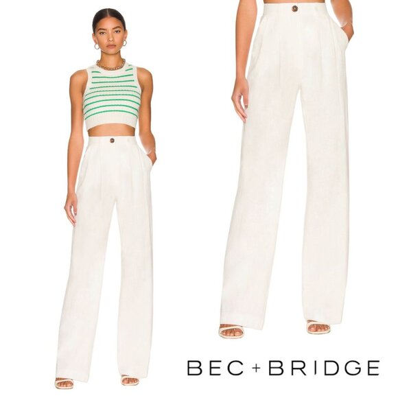 Bec & Bridge Pants - Bec & Bridge Linen Trousers